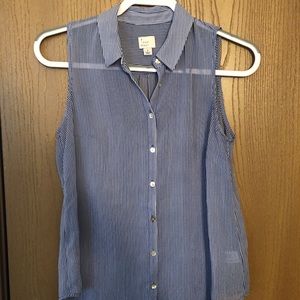Button down tank top